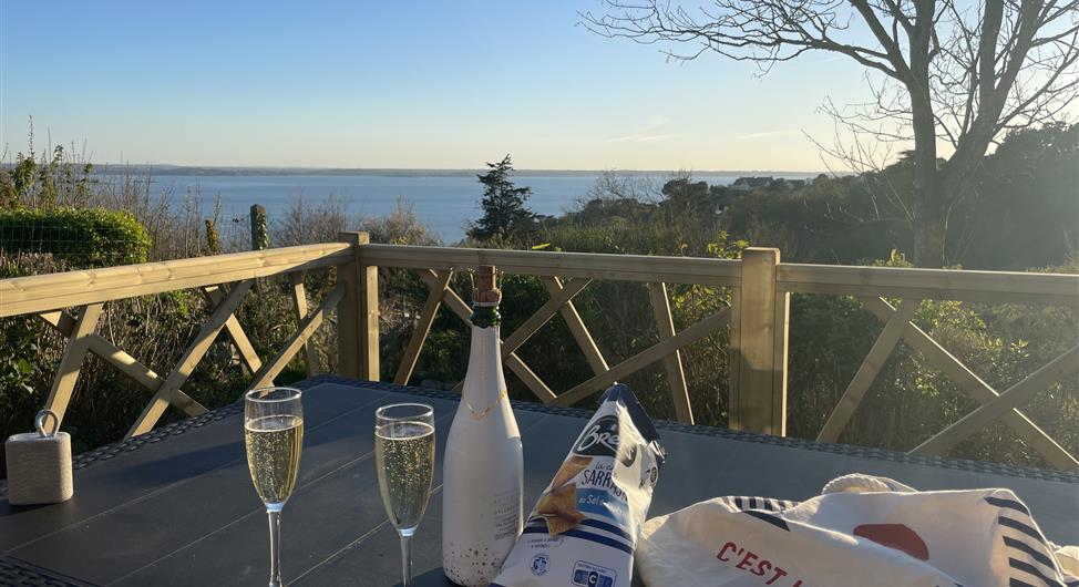 MOBIL-HOME VUE MAGNIFIQUE SUR LA MER BRETAGNE - Camping Armor Loisirs