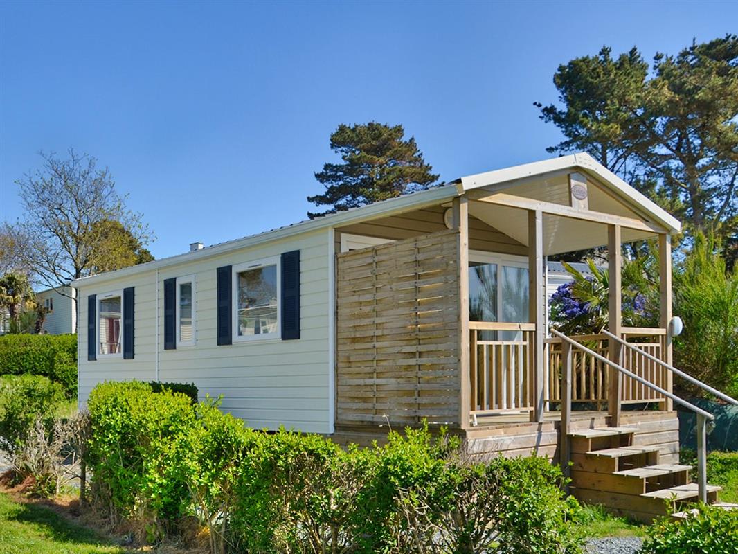 Mobilhome Confort avec Vue Mer Camping Côte de Granit Rose