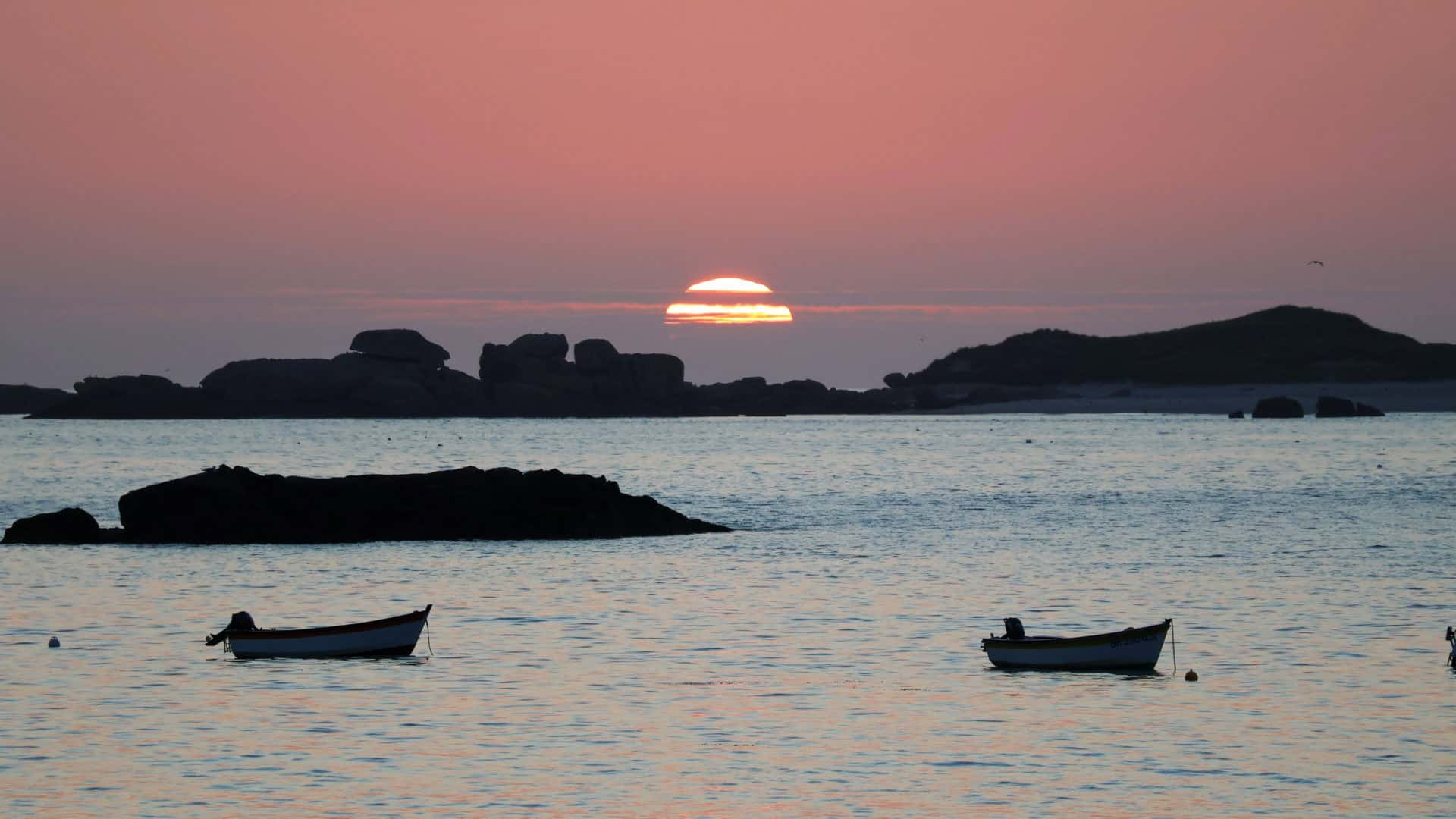atardecer en trébeurden
