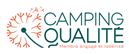 Camping Qualité logo with a circular symbol