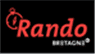 Stylized red Rando logo